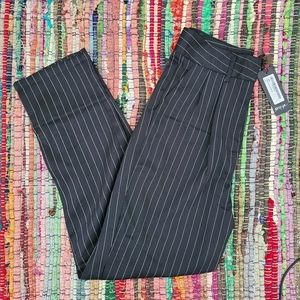 Nasty Gal pinstripe high-waisted pants, size 6